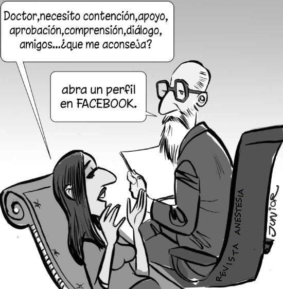 Abra un perfil de Facebook