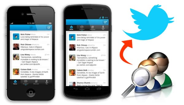 Twitter Android - iPhone (Contactos)