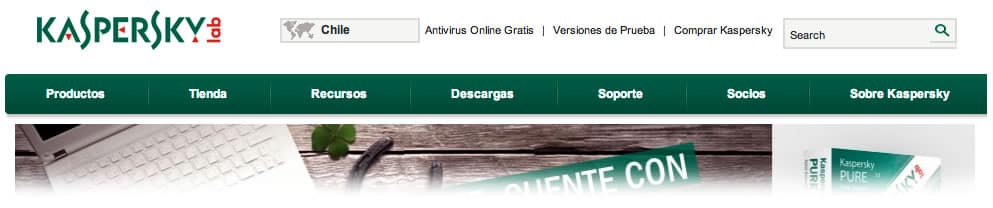 Kaspersky Web - Tienda Chile