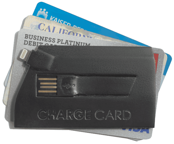 ChargeCard tiene un diseño como tarjeta de crédito para facilitar su portabilidad.