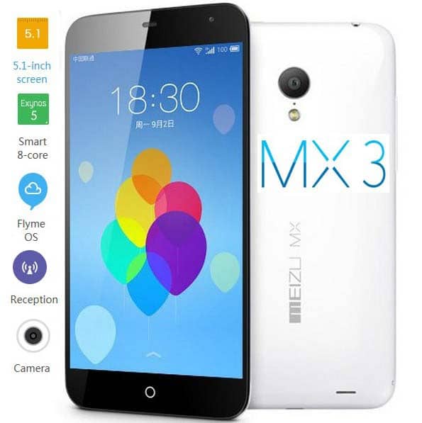 El MX3 es uno de los modelos con los que Meizu intentará competir en Estados Unidos.