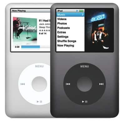 La última versión del iPod Clásico.