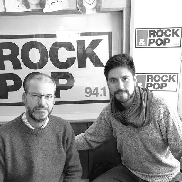 Daniel Steinmetz y Felipe Ovalle en la entrevista sobre piratería en la televisión.