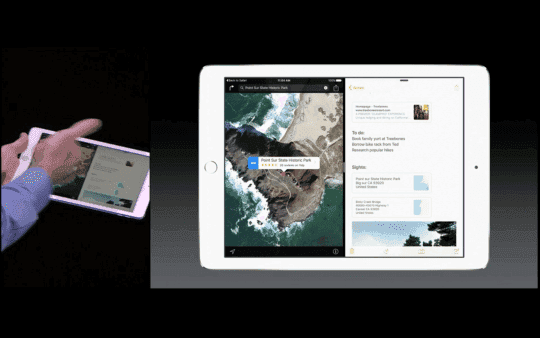 iOS 9: La multitarea y el 'split view' que podrás usar en el iPad Air 2, fueron valoradas por los asistentes al keynote.