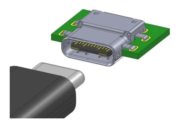 El conector USB Tipo C es reversible como el Lightning de Apple.