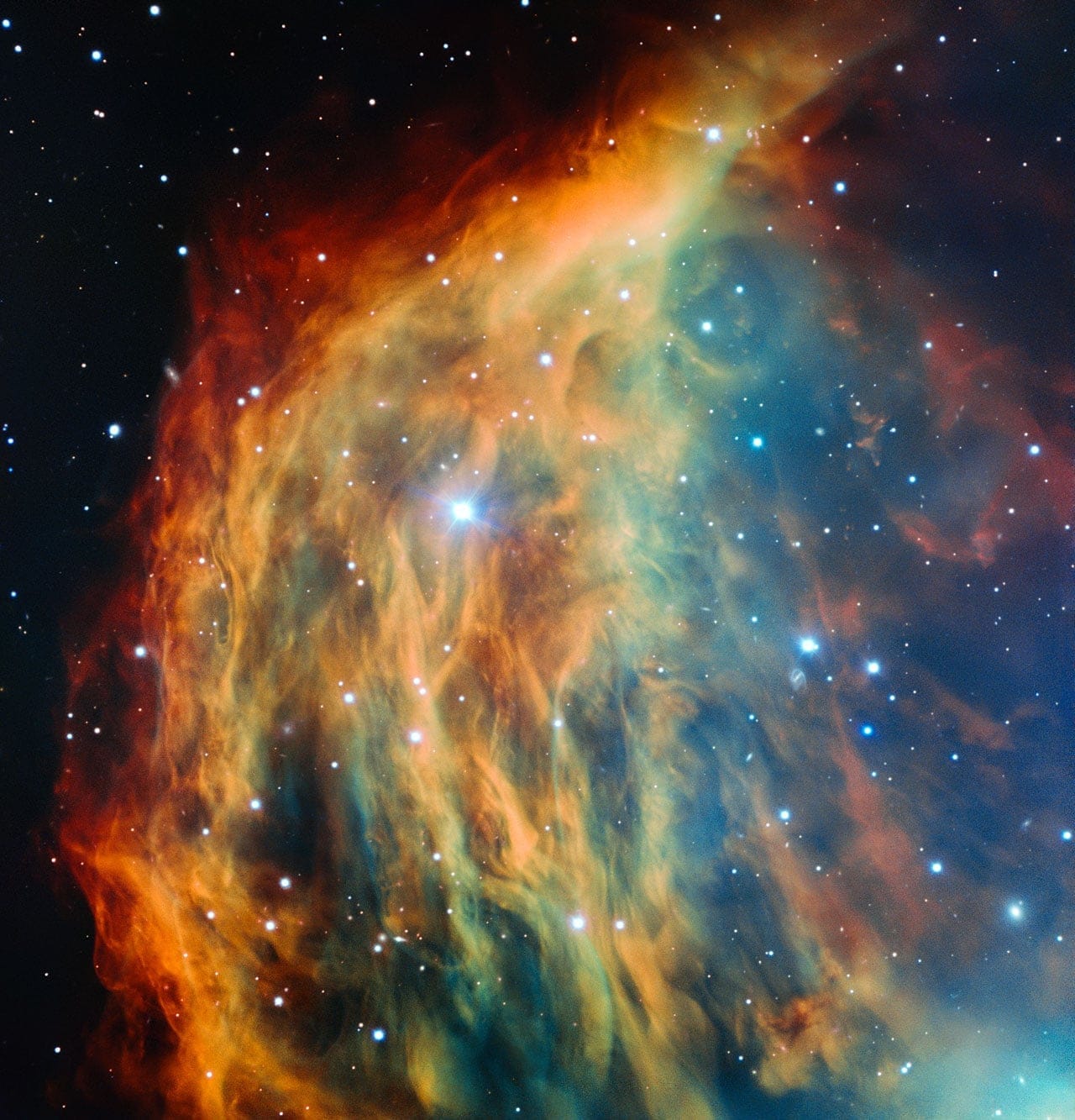 Nebulosa Medusa en su fin, capturado por ESO.